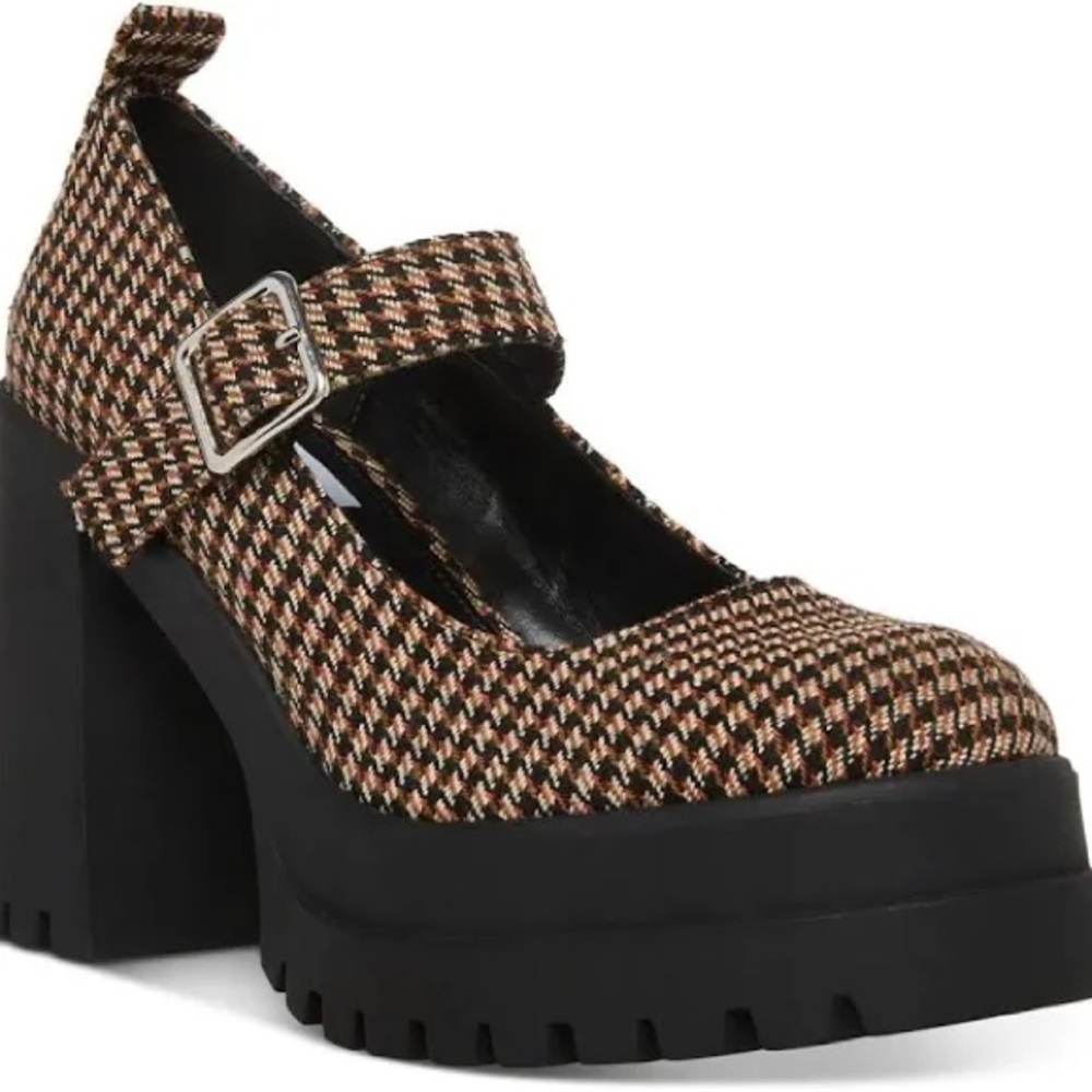 Stylish Women's Platform Mary Jane Shoes - Brown